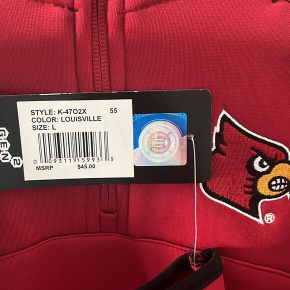 Gen2 Louisville Cardinals NCAA Extreme Team Logo 1/4 Zip Jacket Girls Size XL - Picture 5 of 5